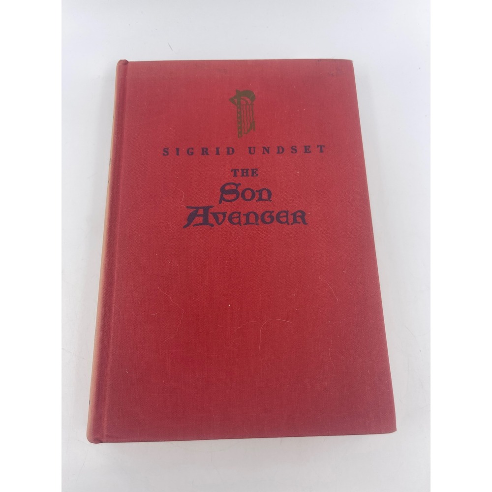 The Son Avenger Sigrid Undset 1930 First Edition Alfred A‎ Knopf Hardcover Red